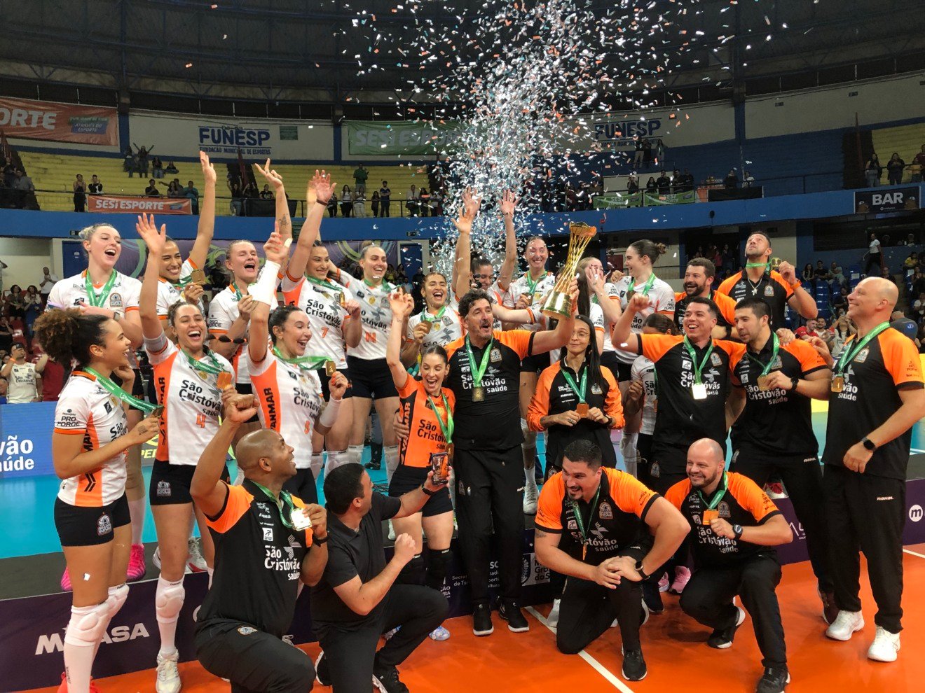 Guanandizão recebeu neste sábado (18), a final da Supercopa do Vôlei Feminino - Foto: Ana Lorena Franco