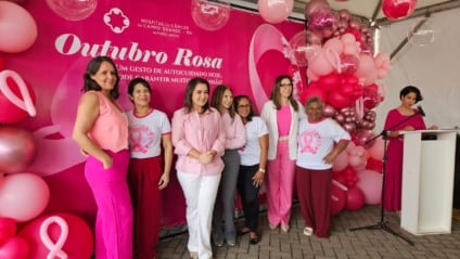 Início da campanha contou com a presença de autoridades e pacientes - Foto: Karina Anunciato/Portal RCN67