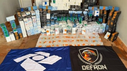 Dourados, Mundo Novo e Corumbá concentram apreensões (Foto: Reprodução/ RFB)