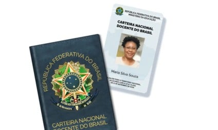 Saiba como solicitar a nova Carteira Nacional Docente do Brasil