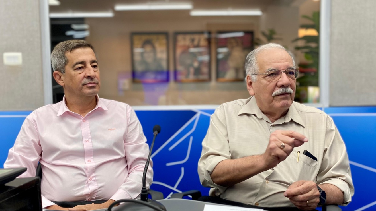 Ovando avaliou positivamente seu mandato e confirmou que deve disputar a reeleição em 2026, mas não descartou a possibilidade de concorrer ao Senado caso seja apoiado pelo partido. Foto: Antônio Luiz/RCN 67.
