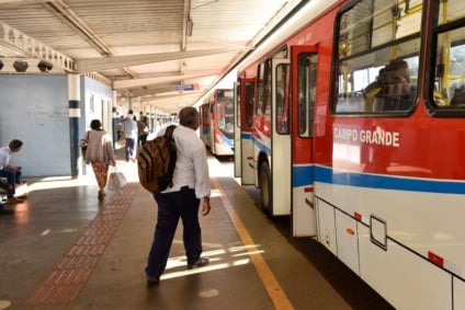 Ônibus do transporte coletivo de Campo Grande em operação especial de Finados