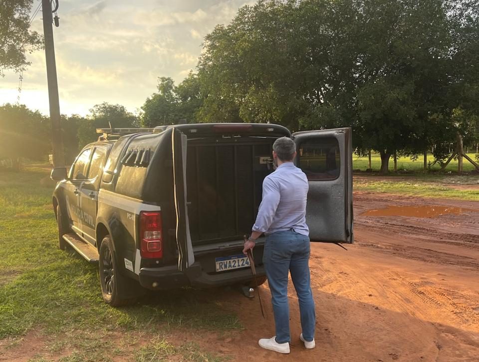 Homem foi preso em flagrante / Foto: PC/Reprodução