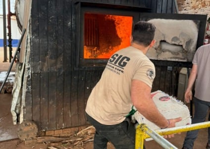 Incineração de drogas com fiscalização técnica em Batayporã