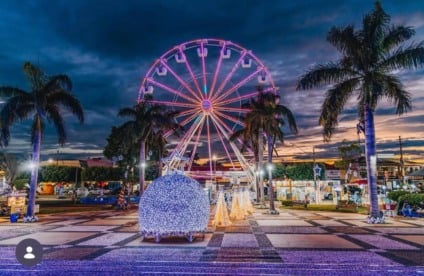 Decoração e programação natalina atraem moradores das cidades da região (Foto: Assessoria)