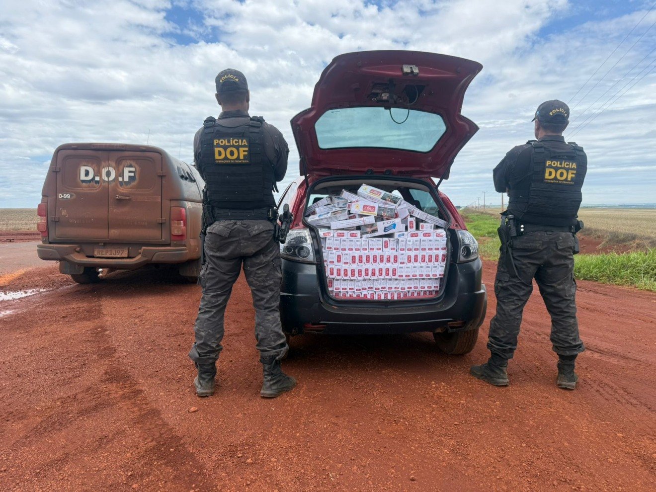 Homem não conseguiu frear o veículo a tampo devido o peso da carga / Foto: DOF/Reprodução