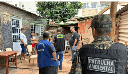 Também integraram a ação, o Conselho Tutelar, a Vigilância Sanitária, a Semades, a Secretaria de Assistência Social (Foto: Reprodução/ Assessoria)