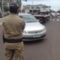 Agentes de trânsito recuperam veículo furtado no centro de Três Lagoas