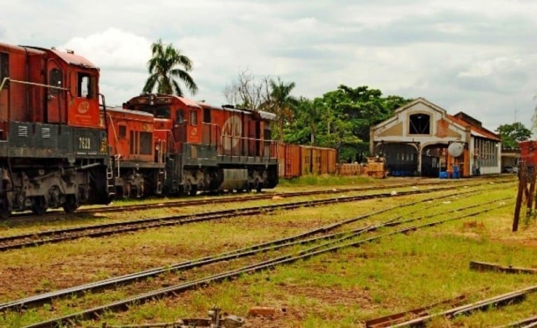 A aréa urbana da antiga ferrovia na NOB A aréa urbana da antiga ferrovia na NOB