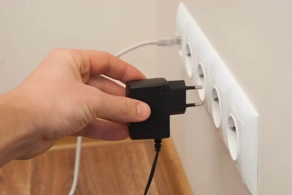 Uma das orientações é retirar os aparelhos da tomada — Foto: Reprodução/Energisa