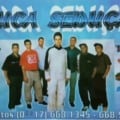Primeiro cartaz de divulgação do Grupo Virômania, ainda com o nome de Grupo Louca Sedução: Bugalú, Cleiner, Júnior 21, Leonardo, Geraldo Mello, Roberto (músico freelancer) e Rogério - Foto/Arquivo Pessoal