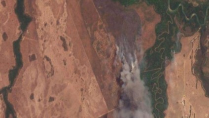 Desmatamento foi identificado por meio de auto de infração do Imasul (Foto: Reprodução/ MPMS)