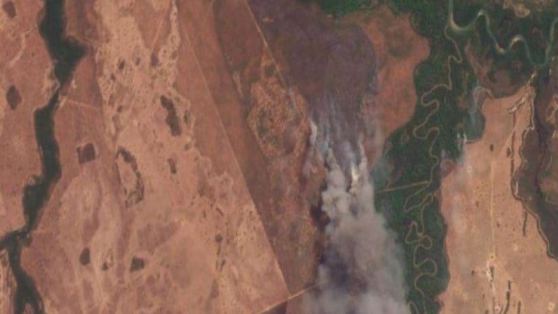 Desmatamento foi identificado por meio de auto de infração do Imasul (Foto: Reprodução/ MPMS)