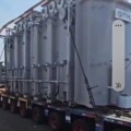 Transporte do transformador para a usina solar de Paranaíba deve reduzir a velocidade do tráfego entre 8h e 11h, nesta segunda-feira (6). (Foto: Reprodução/Redes Sociais)