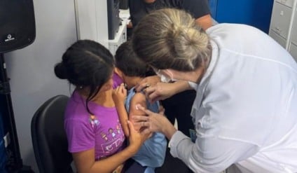 Ação acontece até 31 de outubro e é voltada a menores de 15 anos - Foto: Divulgação/Governo de MS