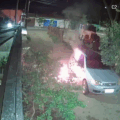 Veículo avaliado em R$ 29 mil foi destruído pelas chamas - Foto: Divulgação/Polícia Civil de MS
