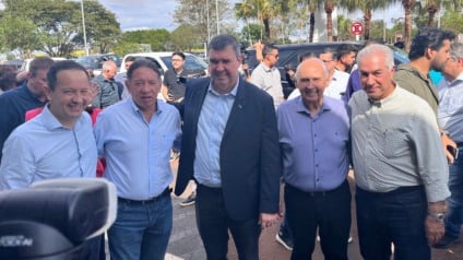 Riedel entrega obra e realiza visita em Dourados (Foto: Jhonatan Xavier/ Massa Dds) 