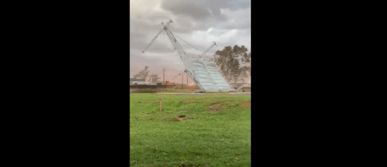 Apesar dos danos materiais não houve registro e feridos / Foto: Reprodução/Redes Sociais