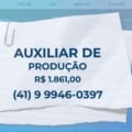 TVC Emprego: confira salários e requisitos para vagas abertas em Três Lagoas
