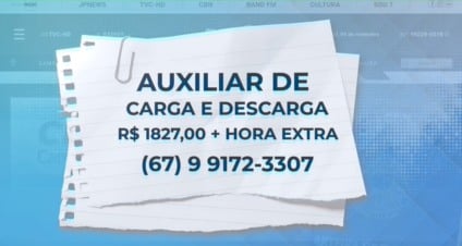 TVC Emprego: confira salários e requisitos para vagas abertas em Três Lagoas