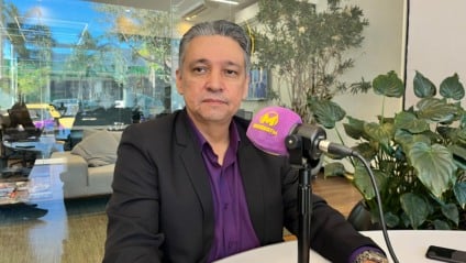 Nesta terça-feira (25), Emerson Melgarejo, diretor executivo, franqueado da empresa Monteo Investimentos, participou do quadro Vitrine de Negócios do programa Microfone Aberto. (Foto: Raíssa Vitória)