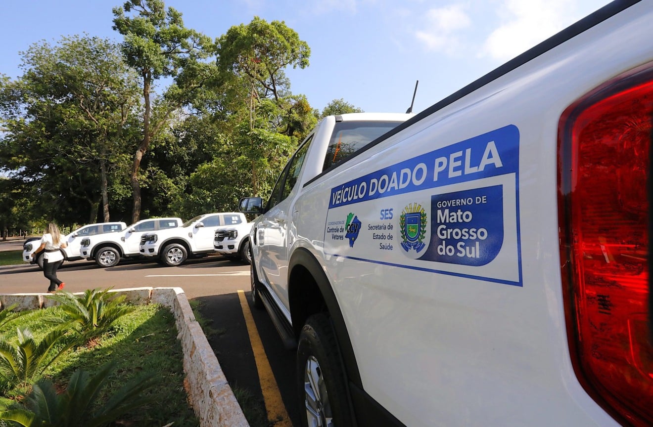 O setor de Endemias de Três Lagoas recebeu um novo veículo para reforçar as ações de campo no enfrentamento ao mosquito Aedes aegypti - Foto: Divulgação.
