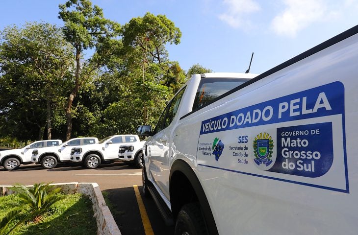 Caminhonetes vão apoiar equipes municipais em ações de vigilância - Foto: Saul Schramm/Secom Caminhonetes vão apoiar equipes municipais em ações de vigilância - Foto: Saul Schramm/Secom