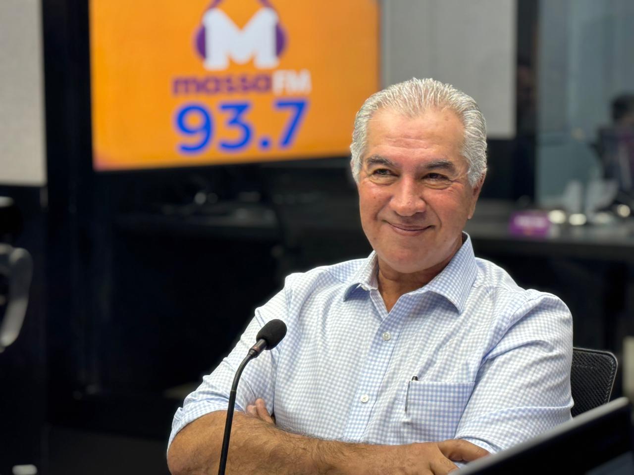 Reinaldo Azambuja em articulação política ao lado de lideranças do PL, em Campo Grande