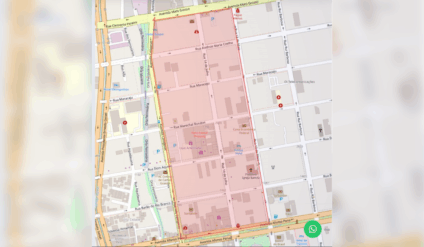 Quadrilátero central de Campo Grande(Foto: Reprodução/ CDL-CG)