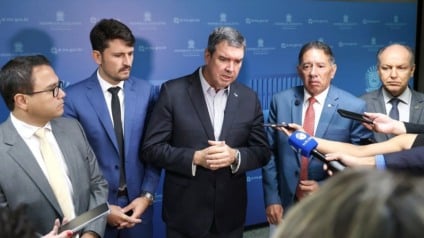 Governador visita Assembleia Legislativa na quarta-feira (Foto: Reprodução/ Alems)