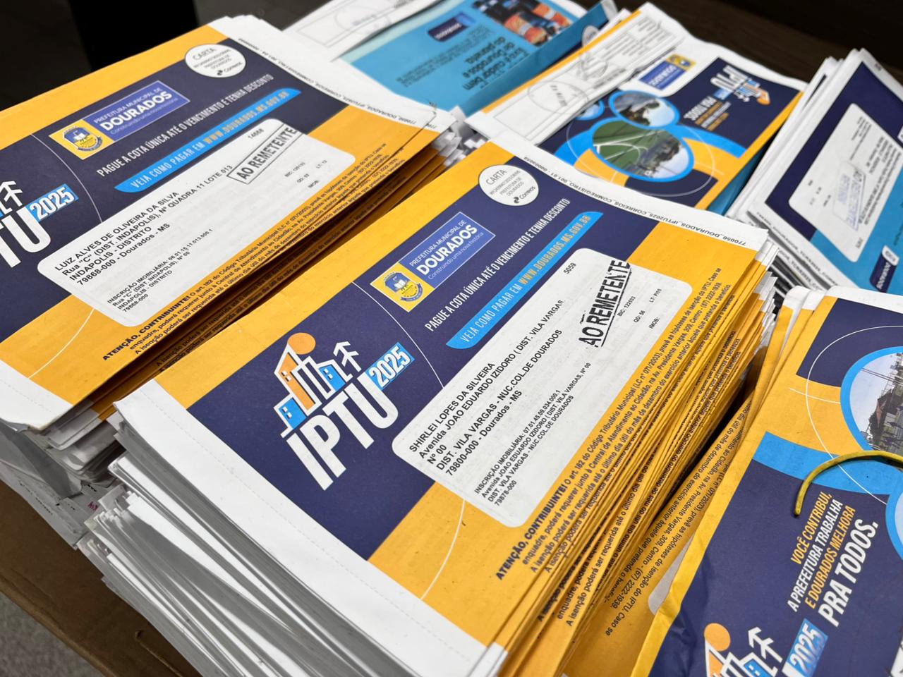 Economia com fim de impressão de carnês deve chegar a R$ 4 milhões / Foto: Jhonatan Xavier/Massa FM Dourados Economia com fim de impressão de carnês deve chegar a R$ 4 milhões / Foto: Jhonatan Xavier/Massa FM Dourados