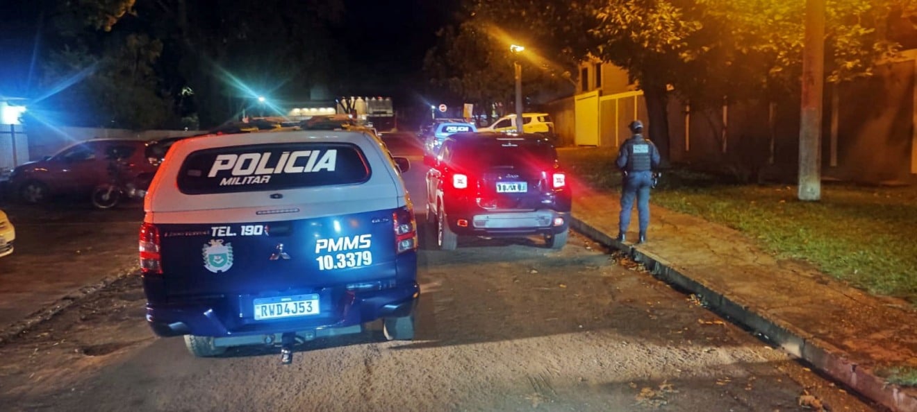 Suposto autor do furto conseguiu fugir do local / Foto: PMMS/Reprodução Suposto autor do furto conseguiu fugir do local / Foto: PMMS/Reprodução