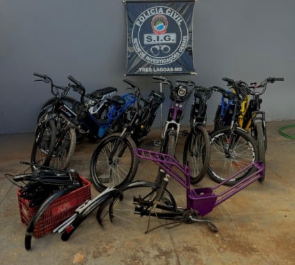 Operação “Desmanche Final” desarticula adolescentes envolvidos em série de roubos de bicicletas elétricas em Três Lagoas