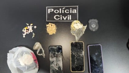 Material apreendido durante o cumprimento de mandado - Foto: Divulgação/PCMS