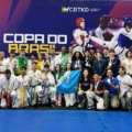 Delegação sul-mato-grossense celebra as 35 medalhas conquistadas na Copa do Brasil de Taekwondo - Foto: Divulgação/FTKDMS