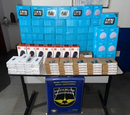 O prejuízo total ao crime foi estimado em R$ 30 mil / Foto: BPMRv/Reprodução