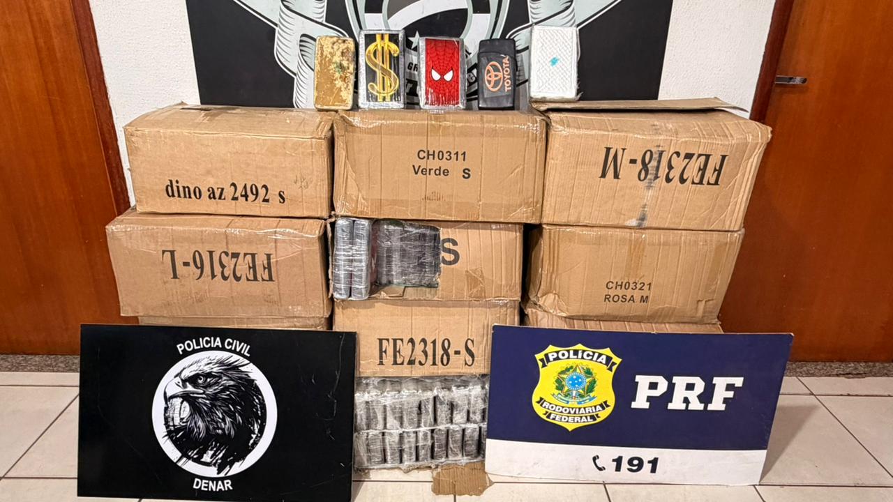 Homem é preso transportando mais de 300 kg de cocaína em caminhonete na BR-163