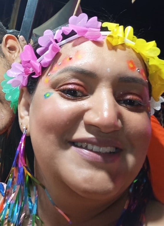 Ângela não resistiu após sofrer uma intensa hemorragia (Foto: Redes sociais)