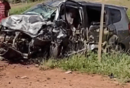 Duas mulheres e um homem que morreram em um grave acidente ocorrido na manhã desta segunda-feira (3) na rodovia MS-164, foram identificados. (Foto: Ponta Porã News)