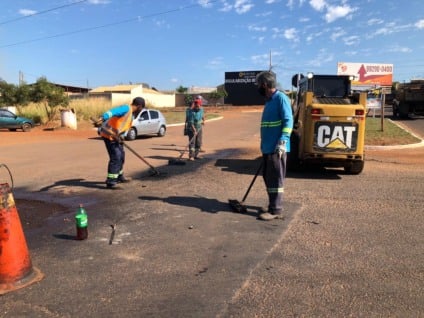 Os serviços de tapa-buraco tem previsão de volta nesta quarta-feira (19) - Foto: Arquivo/ Portal RCN67