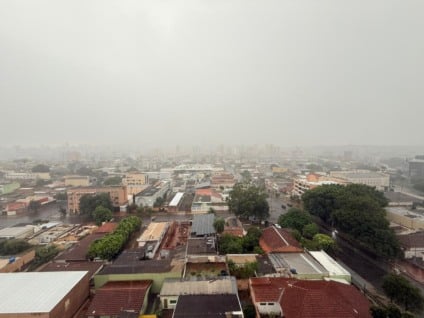 Campo Grande com tempo nublado