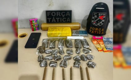 Força Tática prende homem com tornozeleira por tráfico de drogas em Três Lagoas