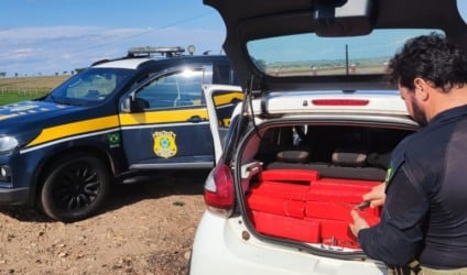 Maconha apreendida em Bataguassu - Foto: Divulgação/PRF