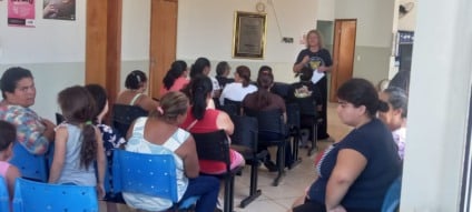 •	Mulheres foram atendidas gratuitamente durante ação do Grupo Onça Pintada no Centro de Atendimento à Mulher, em Paranaíba.