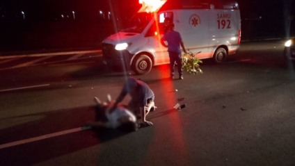 Trecho escuro da Vila Bordon, onde moradores pedem redutor após atropelamento.