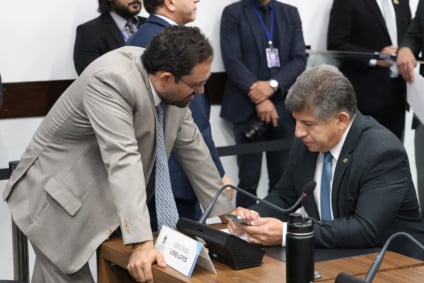 Deputado Lídio Lopes durante sessão nesta terça-feira (2) - Foto: Divulgação/ALEMS