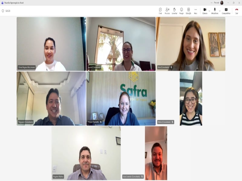 Reunião aconteceu de forma on-line / Foto: ACED/Reprodução