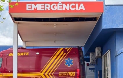 Homem foi socorrido com vida, mas morreu pouco depois de dar entrada no hospital / Foto: Divulgação