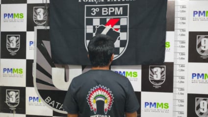 Magno foi preso neste sábado (13), durante diligências na Aldeia / Foto: Reprodução/Leandro Holsbach