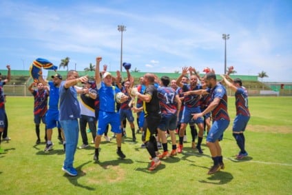 Equipe campo-grandense comemorando o título - Foto: Divulgação/Prefeitura de CG